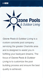 Mobile Screenshot of ozonepoolsandoutdoorliving.com